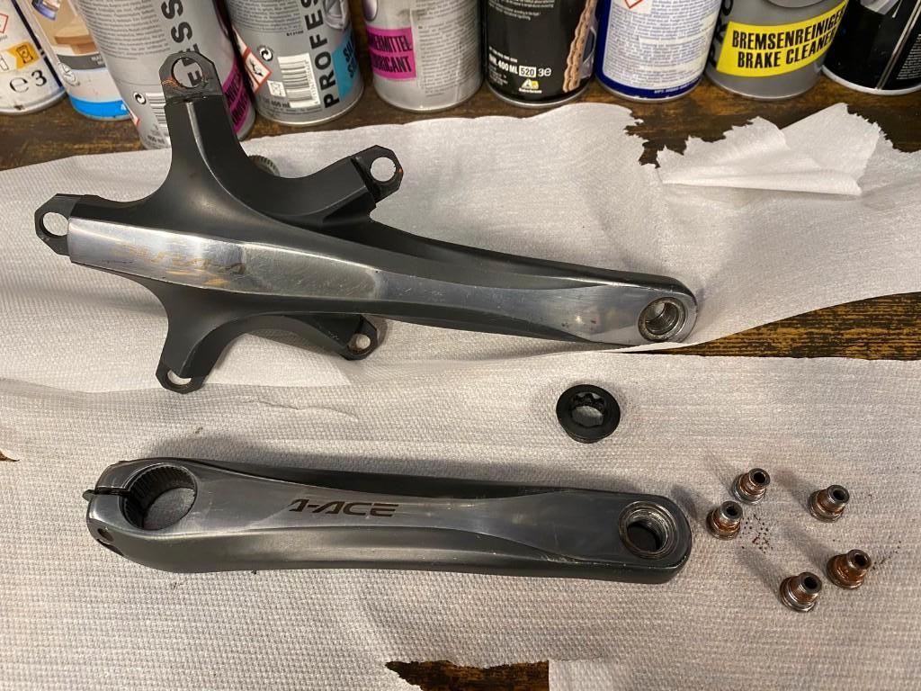 Shimano Dura Ace FC-7900 172,5 crankstel, Fietsen en Brommers, Fietsonderdelen, Ophalen of Verzenden, Gebruikt, Crankstel of Pedalen