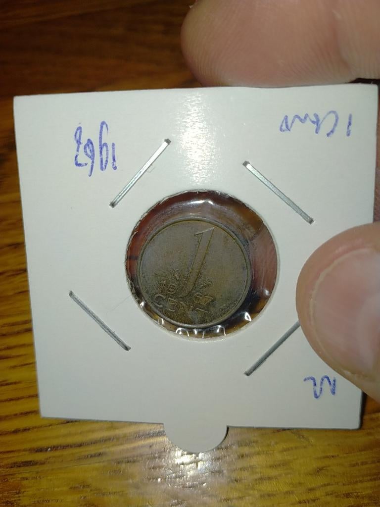 NL 1 Cent 1967 Juliana, Postzegels en Munten, Munten | Nederland, Verzenden, Koningin Juliana, 1 cent, Losse munt