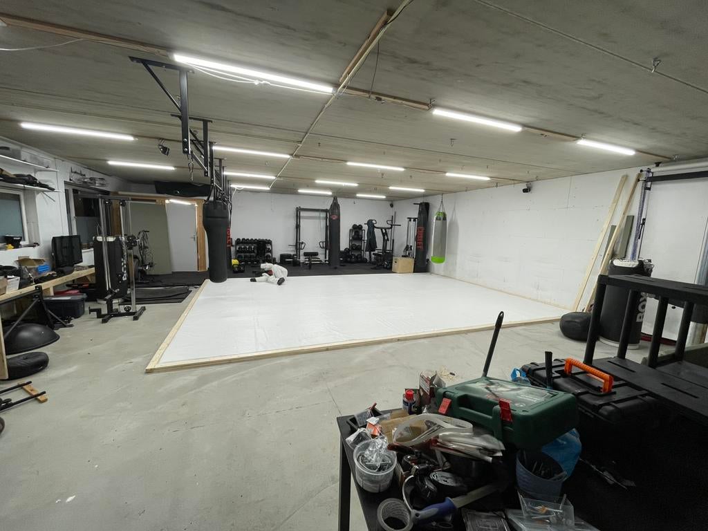 BJJ Judo matten / vloer met wit zeil, Maat XL, Ophalen, Jiu-Jitsu, Vechtsportmateriaal