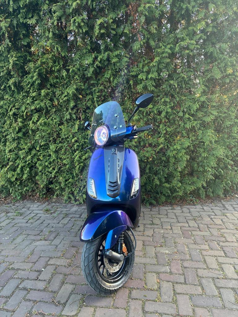 Custom Vespa lx 70 cc Malossi x Polini - Carbon - level 10, Fietsen en Brommers, Scooters | Vespa, Zo goed als nieuw, Vespa LX
