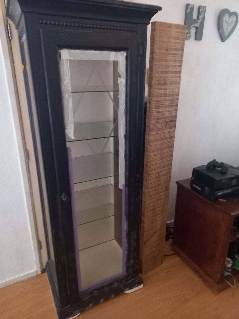 Vitrinekast gratis op te halen, Gebruikt, 150 tot 200 cm, 25 tot 50 cm, 50 tot 100 cm