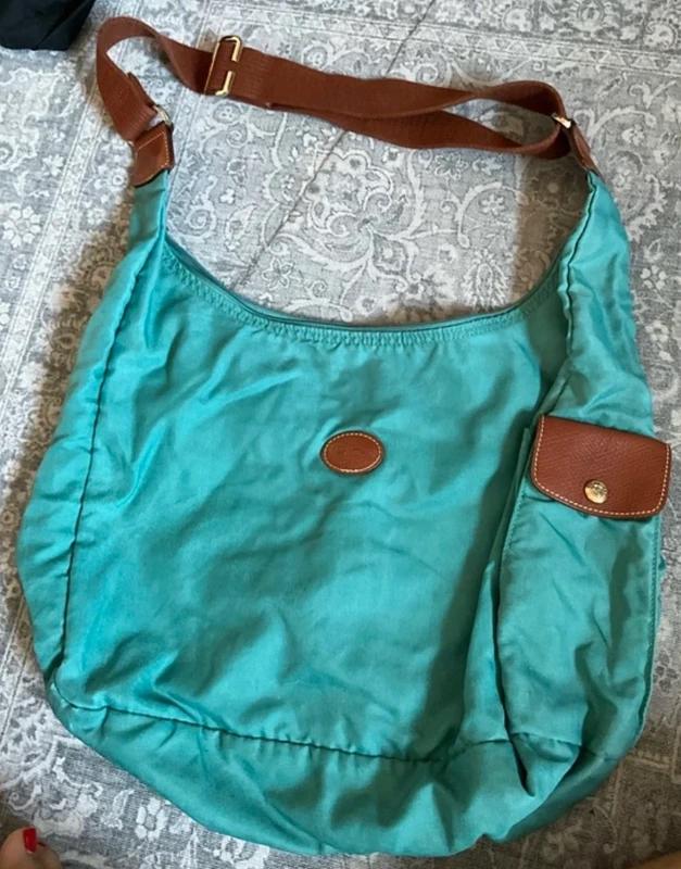 Longchamp blauwe tas, Ophalen of Verzenden, Zo goed als nieuw, Blauw, Handtas