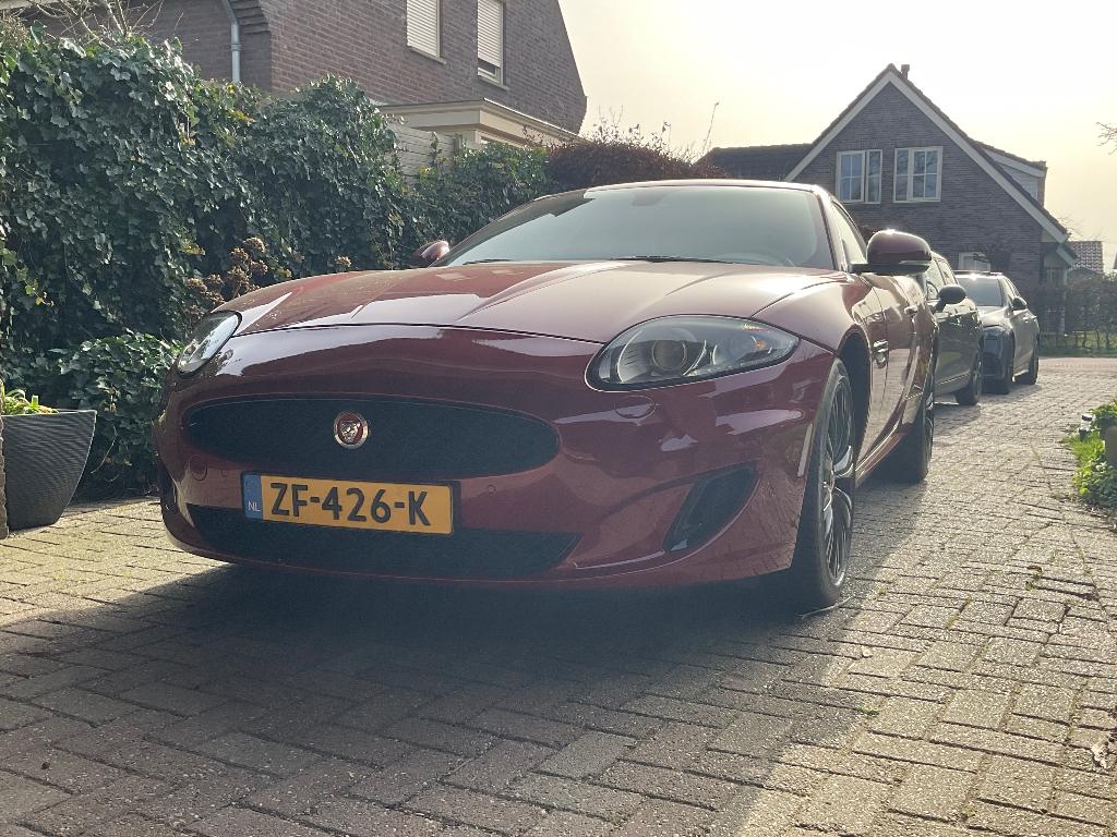 Unieke Jaguar XK’ 12 Portfolio(Facelift model)met 60.000km !, Auto's, Jaguar, Achterwielaandrijving, 5000 cc, 4 stoelen, Leder