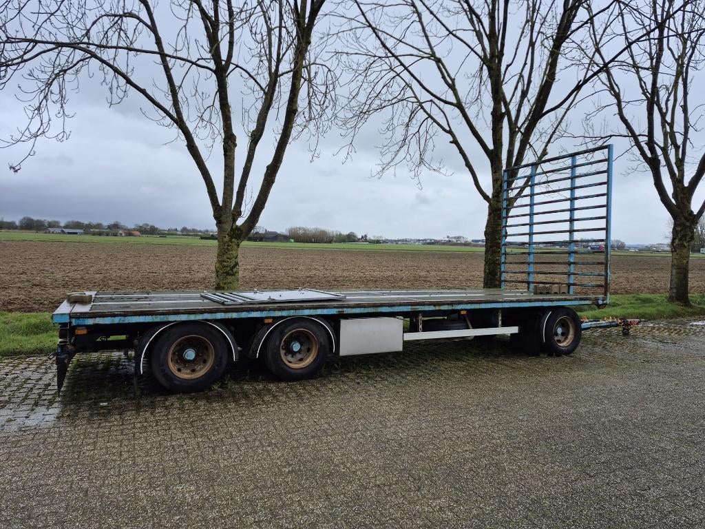 Degelijke plateauwagen / machinewagen / transporter, Ophalen of Verzenden, Glastuinbouw, Transport