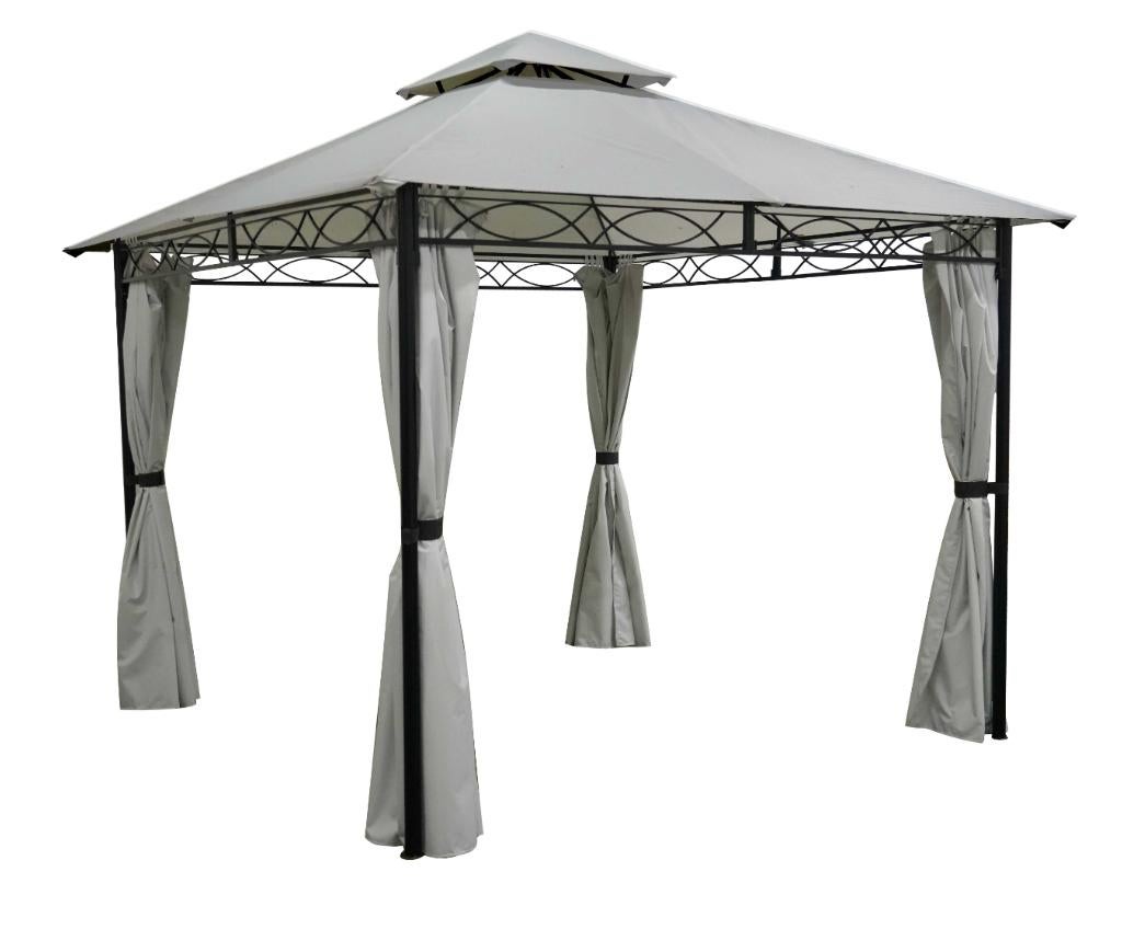 UITVERKOOP! OP=OP! Tuinpaviljoen 3x3 Stone Grey Façil, Tuin en Terras, De Amert 152 5462GH Veghel, Grizzly Outdoor, Minder dan 4 meter