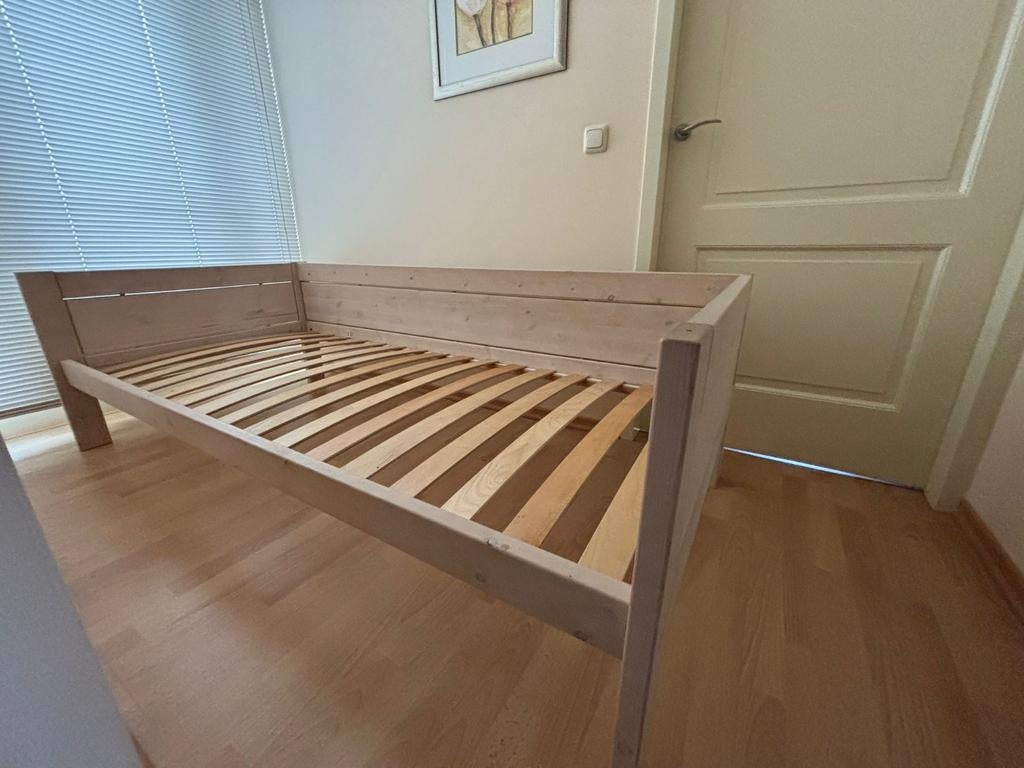 Lifetime Bed 90x200  met lade, Ophalen, 85 tot 100 cm, Gebruikt, Lattenbodem