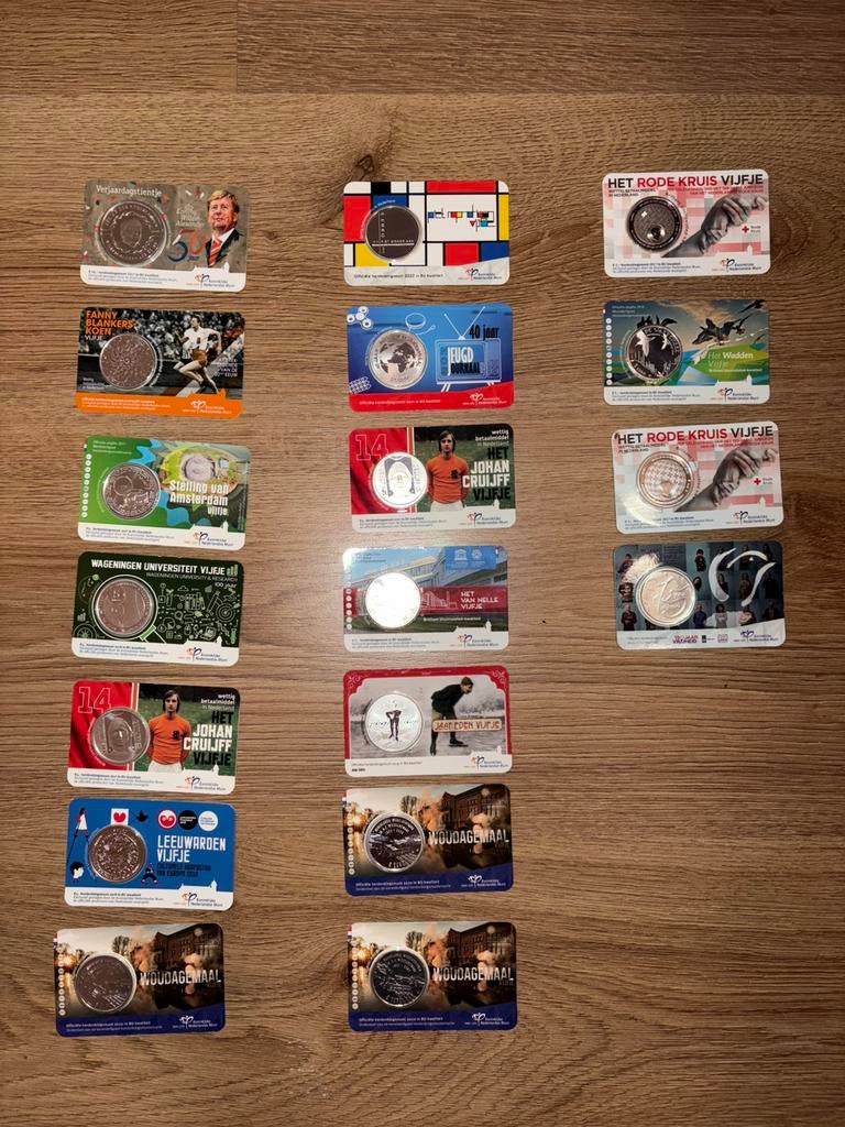 BU coincards div 18x, Ophalen of Verzenden, Overige typen