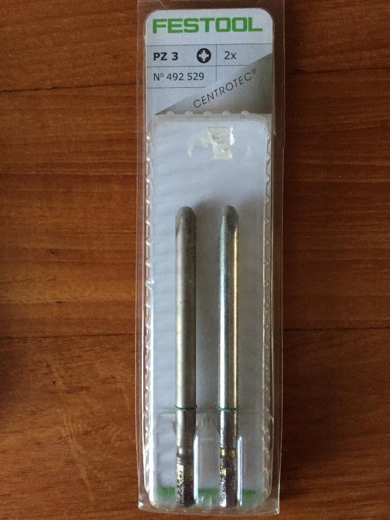 Festool verlengde schroefbit pz 3, art n 492529, Ophalen of Verzenden, Nieuw