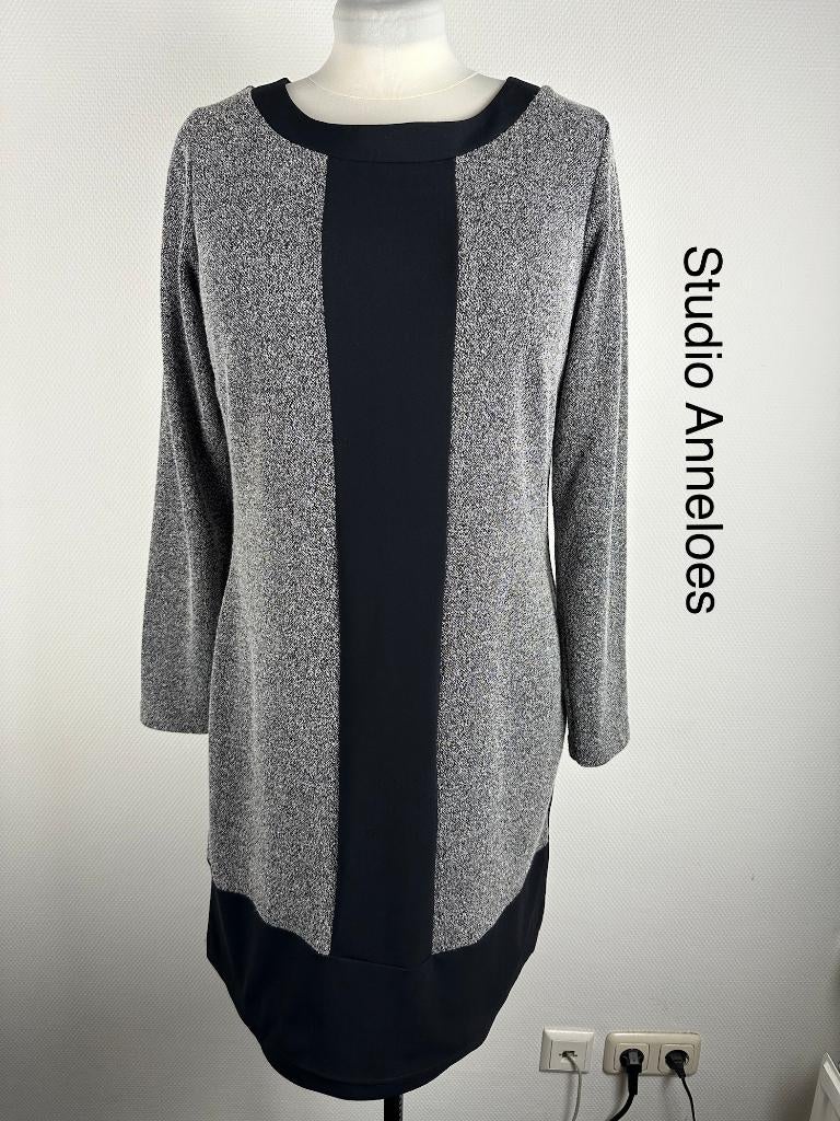 Studio Anneloes Jurk  (mt: 42) 17,5/9170, Studio Anneloes, Zwart, Studio Anneloes, Maat 42/44 (L)