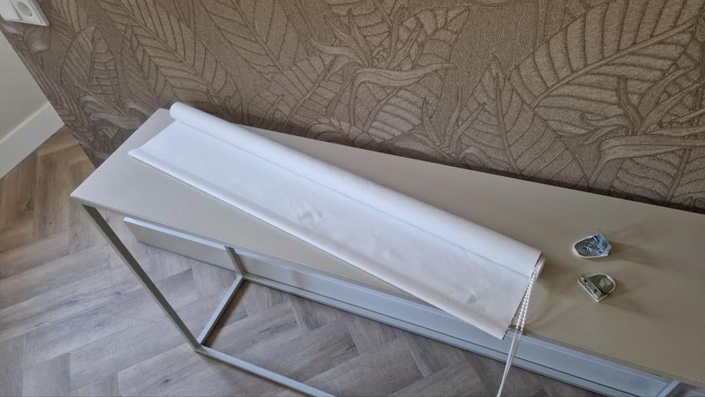 Verduistering rolgordijn wit 92.5cm x 150cm, Ophalen of Verzenden