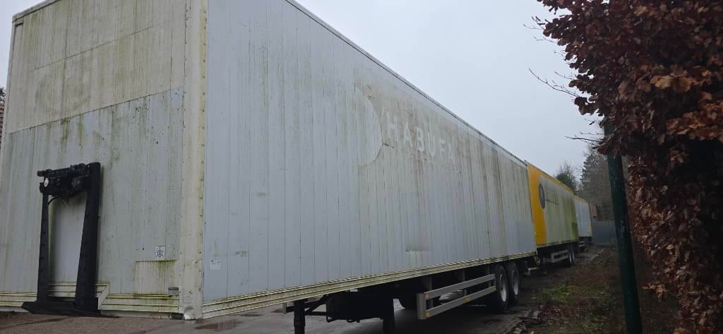 Pacton txd230 gesloten trailer laadklep 30000 (bj 1996), Overige brandstoffen, Bedrijf, Aanhangers en Opleggers, Te koop