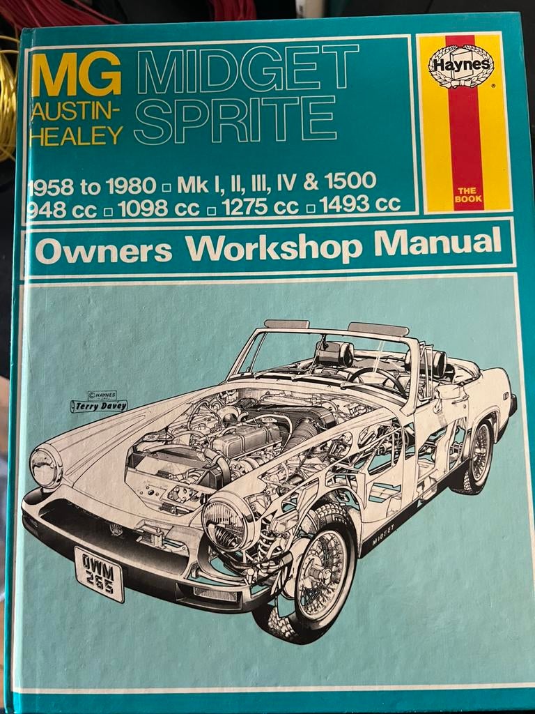 MG Midget Speite, Auto diversen, Handleidingen en Instructieboekjes, Ophalen of Verzenden