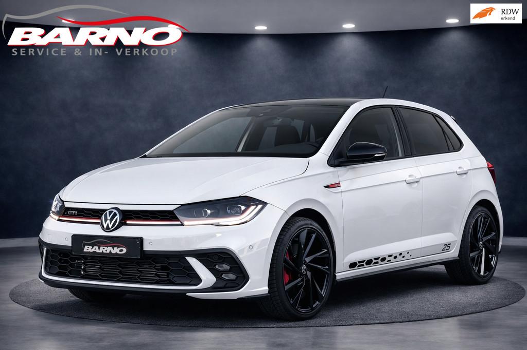 Volkswagen Polo 2.0 TSI GTI DSG 25 EDITION!, Auto's, Volkswagen, 15 km/l, Wit, Leder, Bedrijf
