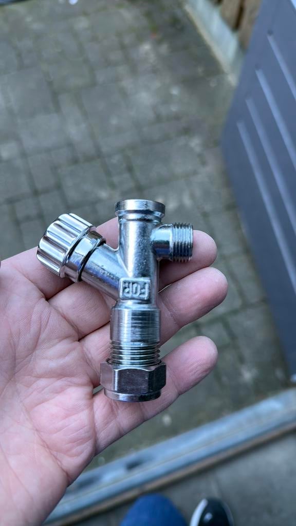 Quooker afsluiter met filter, Ophalen, Nieuw, Chroom, Kraan