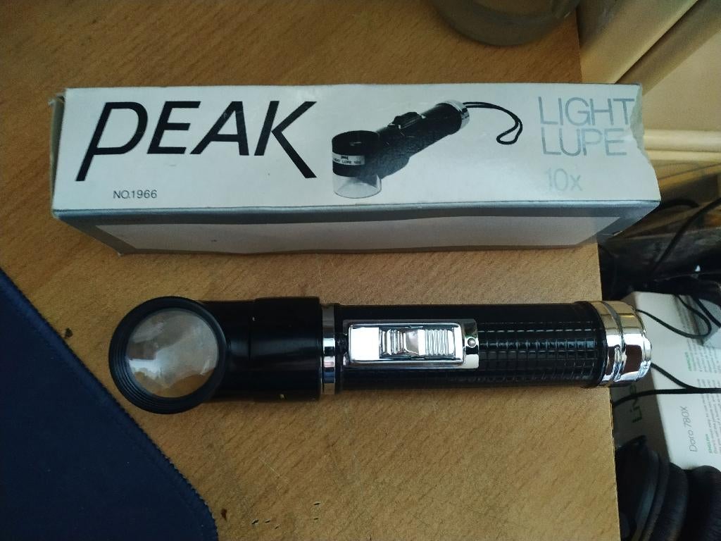 PEAK 1966 Licht loupe 10x, Ophalen of Verzenden, Nieuw, Vergrootglas of Loep