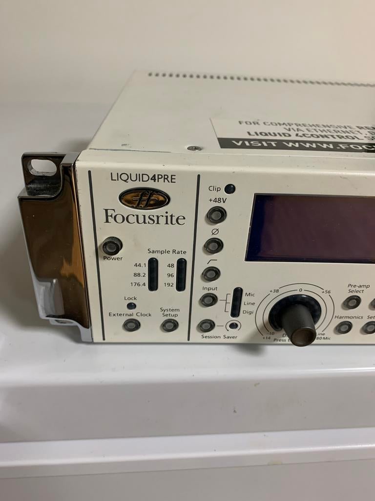 Focusrite liquid 4 pre (zeldzaam) 4 kanaals modulation pre, Ophalen, Zo goed als nieuw, Audio