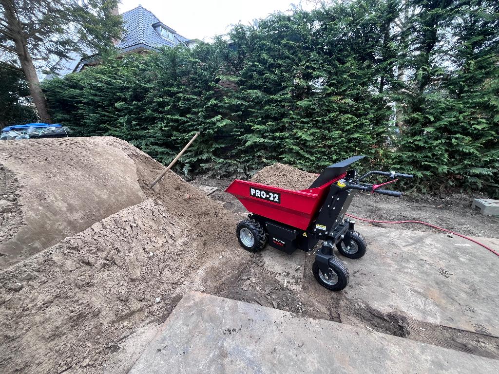 Elektrische Minidumper, Ophalen, Zo goed als nieuw, Elektrisch, Overige merken