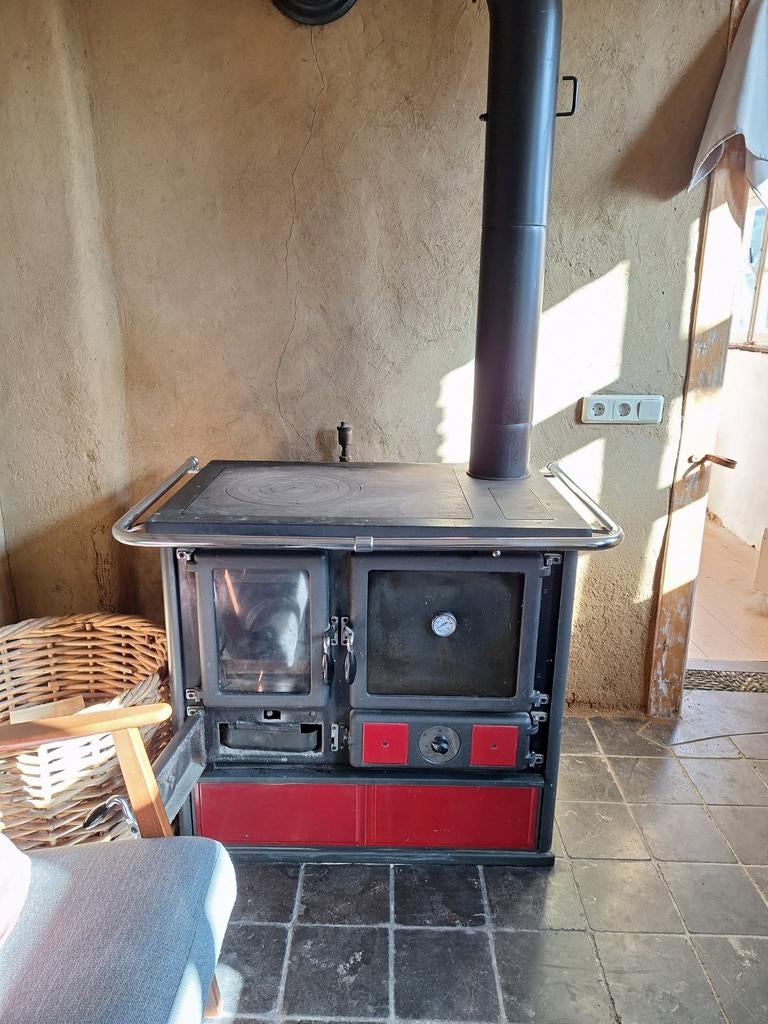 La Nordica TermoRosa XXL VV Houtkachel met Fornuis en Oven, Huis en Inrichting, Kachels, Ophalen