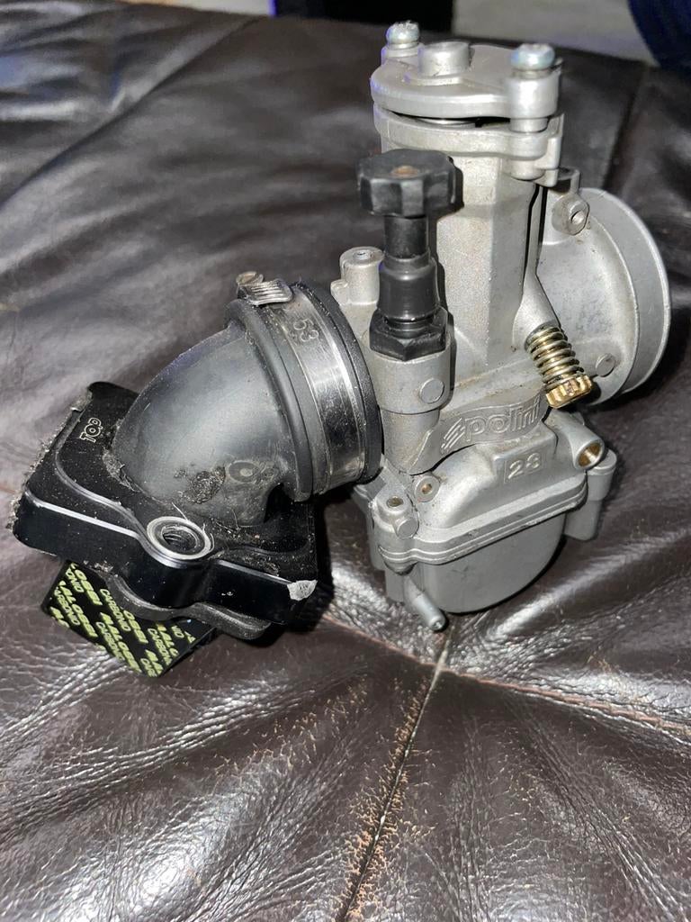 28mm inlaat set 125/180/70, Ophalen of Verzenden, Gebruikt, Uitlaat