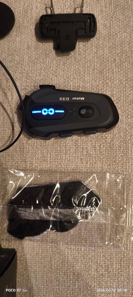 Motor intercom set D3X, perfect geluid, Ophalen of Verzenden, Zo goed als nieuw