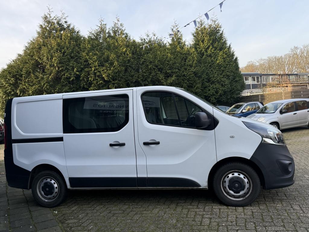 Opel Vivaro 1.6 CDTI Dubbel Cabine Ed. Airco (bj 2019), Gebruikt, Euro 6, Wit, Origineel Nederlands