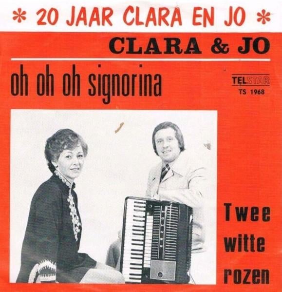 Vinylsingles clara & jo / mia & leo gezocht, Ophalen of Verzenden, Zo goed als nieuw, Overige formaten, Levenslied of Smartlap