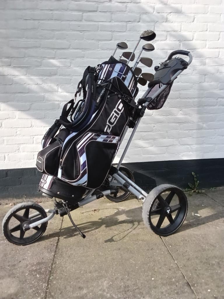 Complete golfset met tas en trolley - Ideaal voor beginners, Ophalen, Gebruikt, Set, Overige merken
