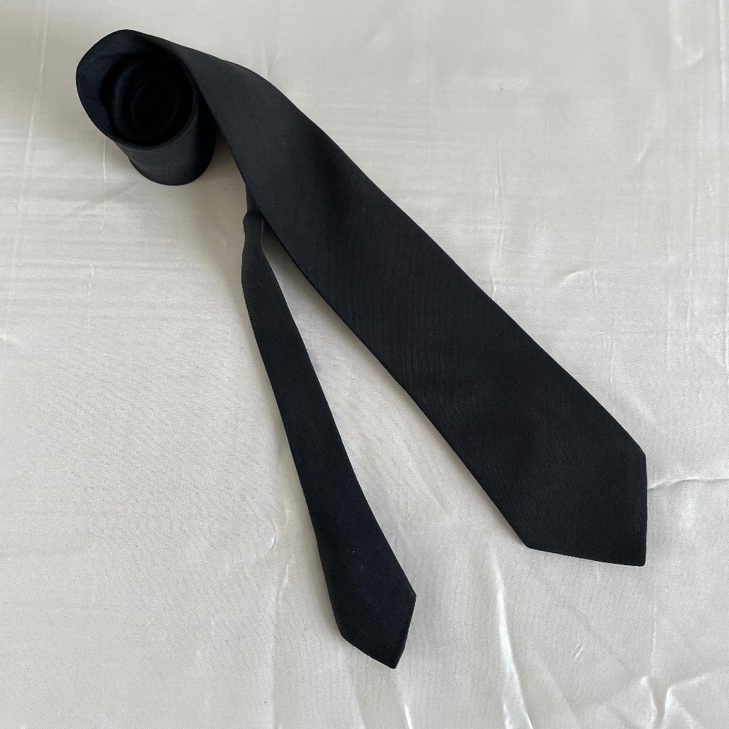 Vintage Diolen stropdas – zwart – jaren 70/80, Kleding | Heren, Diolen, Effen, Zwart, Ophalen of Verzenden