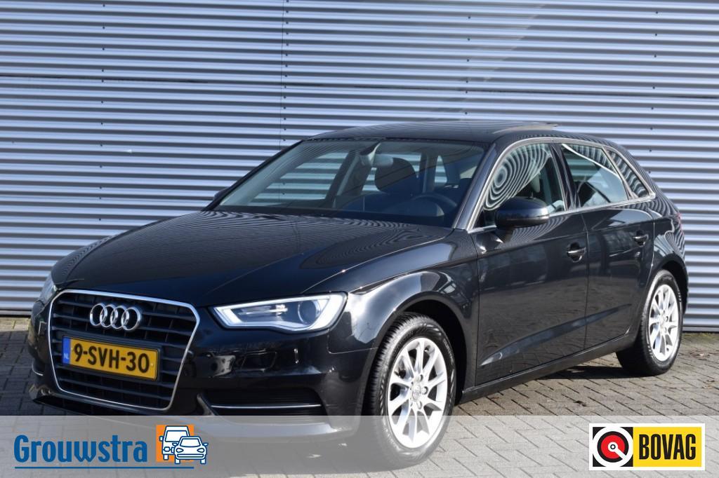 Audi A3 1.4 TFSI AUT. ATTRACTION PRO LINE PLUS / P.DAK / ECC, Auto's, Zwart, Origineel Nederlands, 650 kg, 57 €/maand