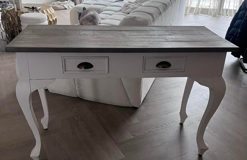 Sidetable brocant, Huis en Inrichting, Tafels | Sidetables, Zo goed als nieuw, 25 tot 50 cm, 100 tot 150 cm, Rechthoekig, Ophalen