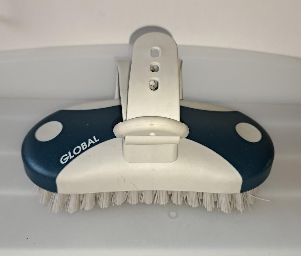 Global harde poetsborstel (zgan), Verzenden, Zo goed als nieuw