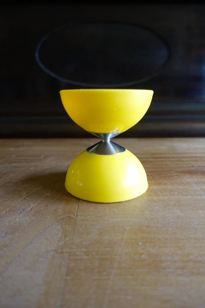 gele losse diabolo van kunststof met metaal, Ophalen of Verzenden, Zo goed als nieuw