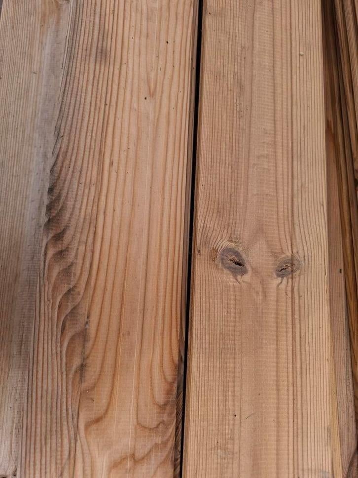 Thermo grenen planken 25 mm dik (NIEUW) Barcode profiel, Ophalen, Minder dan 25 mm, Grenen, Nieuw