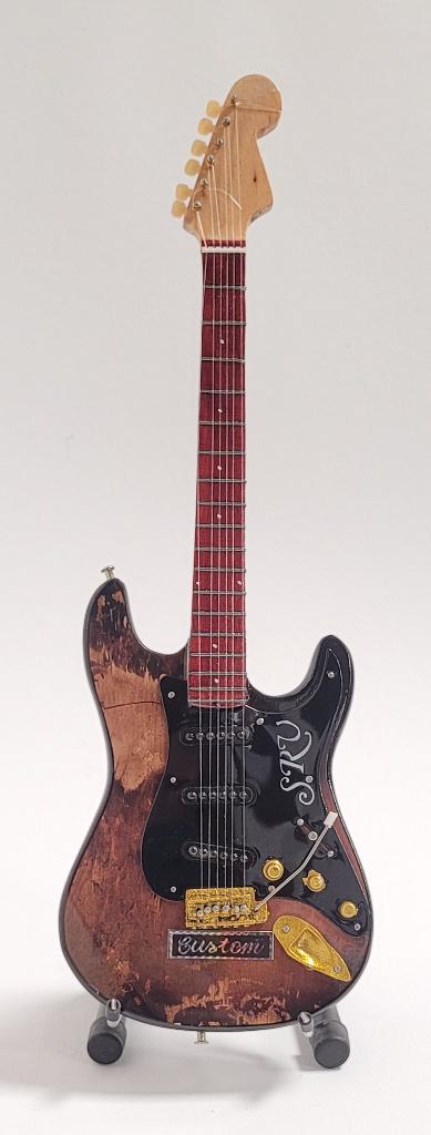 Stevie Ray Vaughan miniatuur gitaar 25cm mini guitar deco, Info@deconoord.nl, Deco Noord, Nieuw, Ophalen of Verzenden