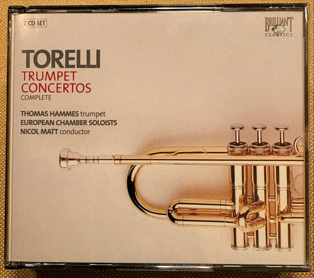 Torelli Trompetconcerten - Brilliant Classics, Ophalen of Verzenden, Barok, Zo goed als nieuw, Kamermuziek