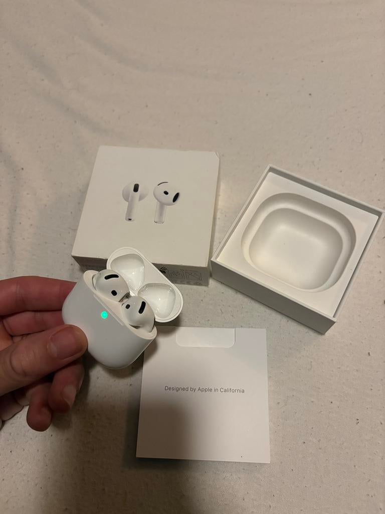 APPLE AirPods 4 Draadloze oordopjes + Oplaadcase Wit, Ophalen of Verzenden, Nieuw, In oorschelp (earbud), Bluetooth