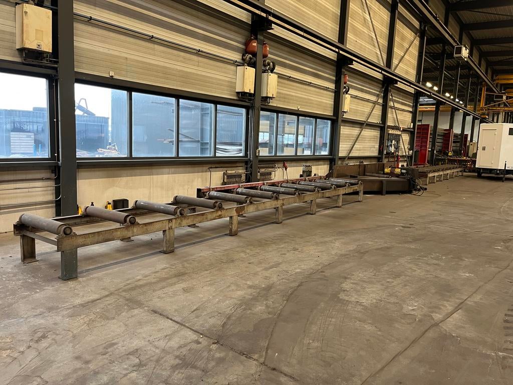 Toogbank machine voor staalbouw, Ophalen