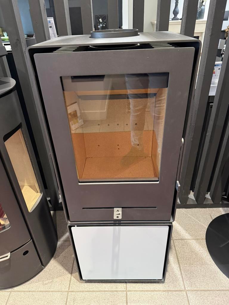 Houtkachel vrijstaande Trimline Woody Grid, Ophalen, NL, Vrijstaand, Hout