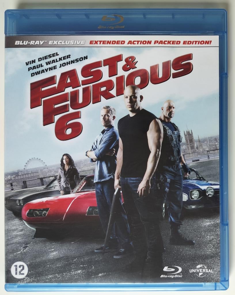 Fast & Furious 6 [2013], Cd's en Dvd's, Blu-ray, Zo goed als nieuw, Actie, Ophalen of Verzenden
