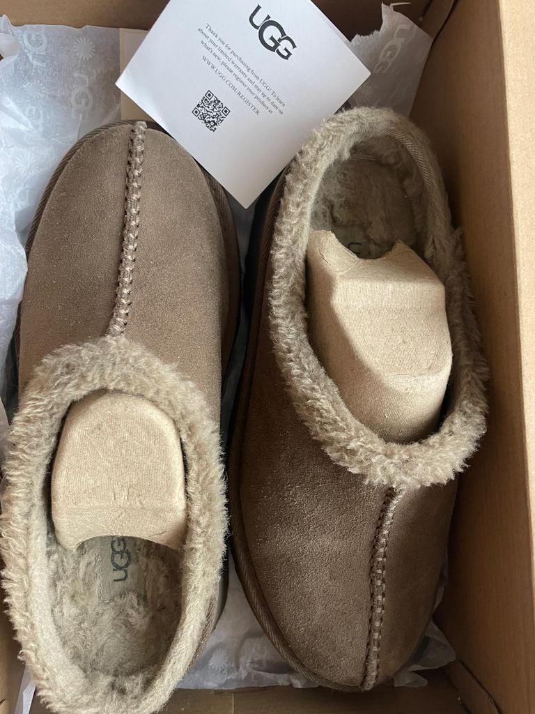 Ugg Instappers New Heights Cozy Clog, Ophalen, Bruin, Instappers, Zo goed als nieuw