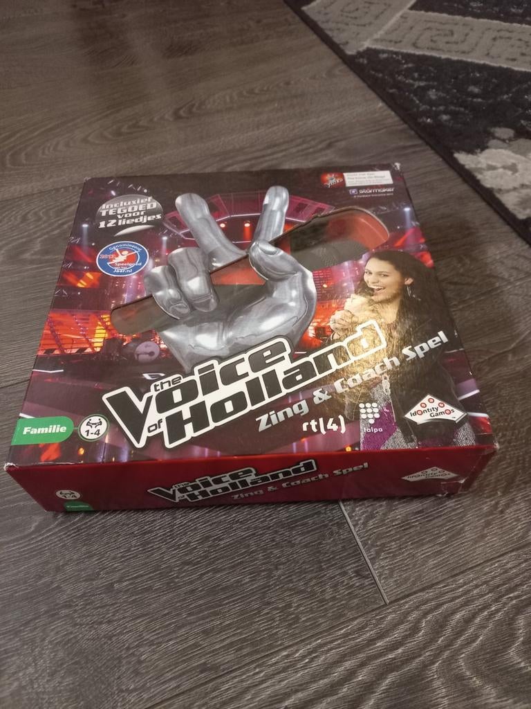The Voice of Holland Zing & Coach Spel, Een of twee spelers, Ophalen of Verzenden, Gebruikt, Identity Games