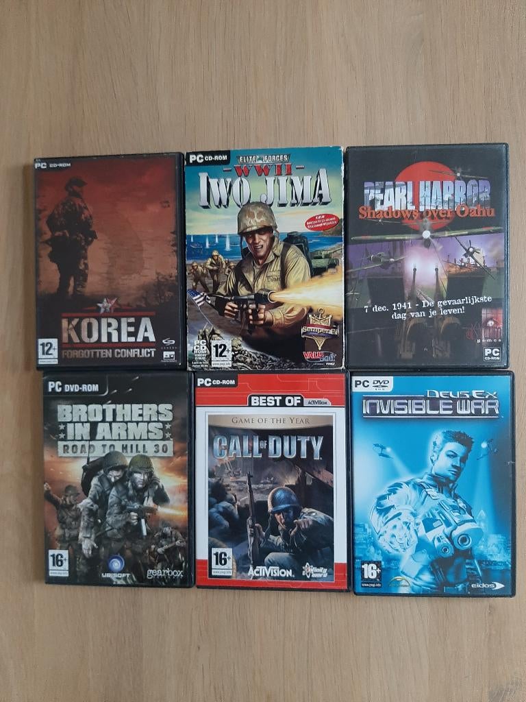 6 pc cd rom, Avontuur en Actie, 1 speler, Ophalen of Verzenden, Zo goed als nieuw
