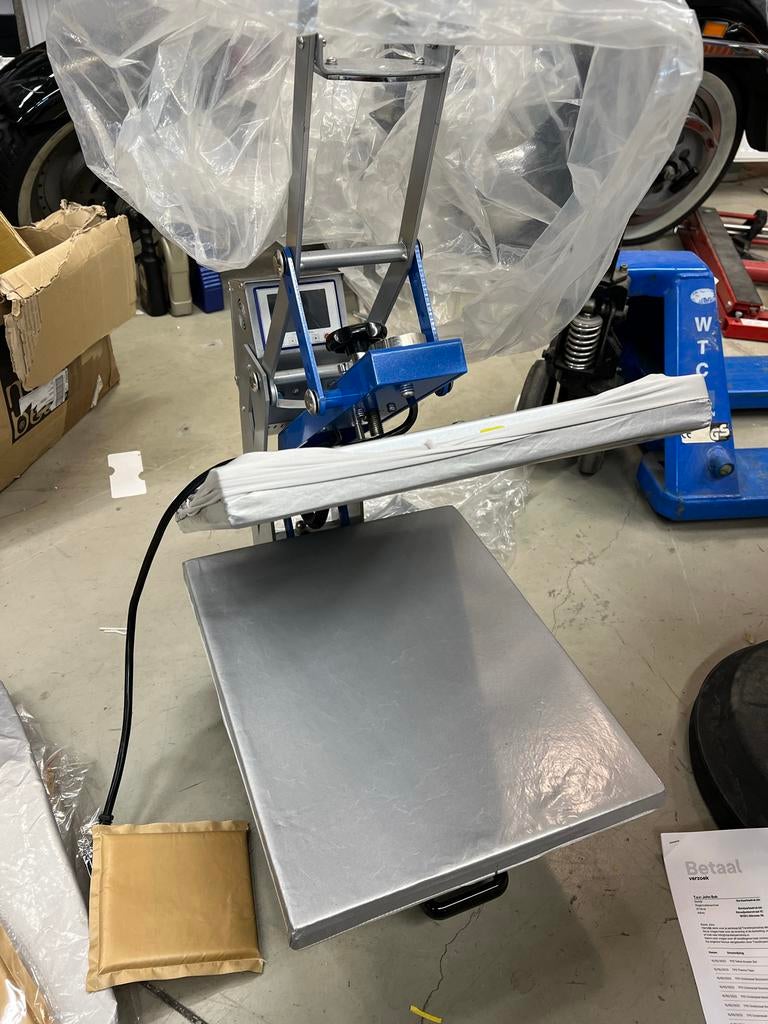 BEDRUKKEN van kleding:  TPS POWERPRESS PLUS 40X50 cm, Ophalen, Zo goed als nieuw