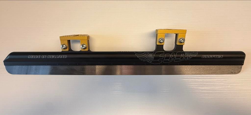 EVO Krypton chroom zwart/goud 17 inch shorttrack ijzers, Sport en Fitness, Ophalen of Verzenden, Zo goed als nieuw, Overige typen