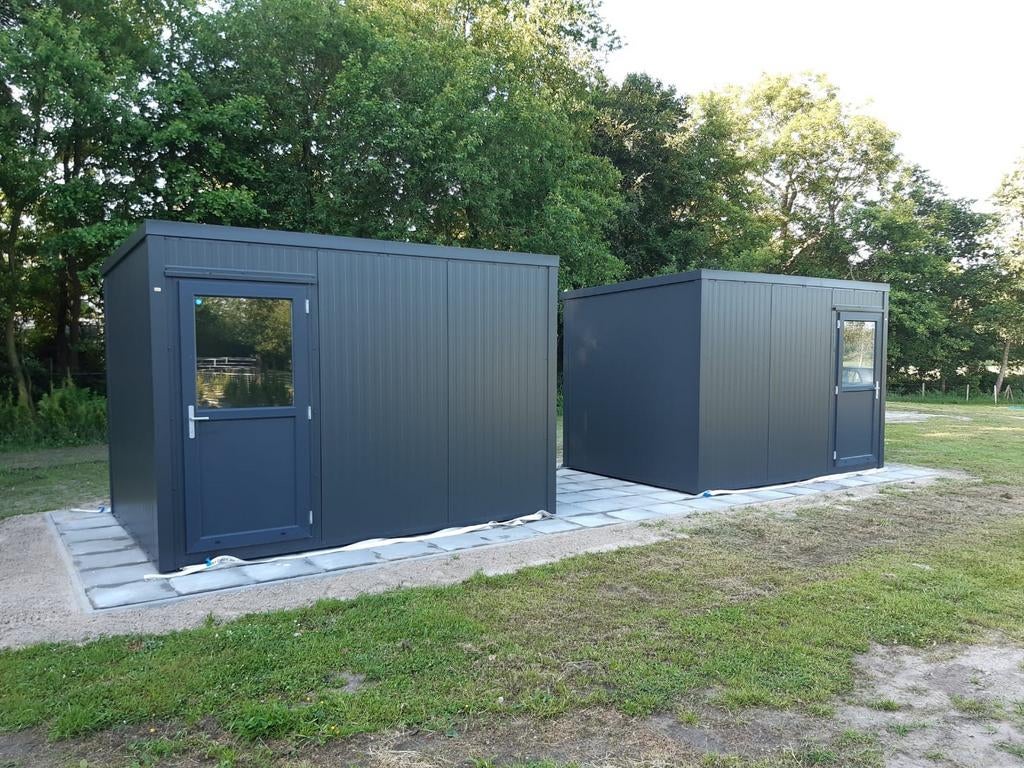 Geïsoleerde en onderhoudsvrije schuur,tuinhuis,kantoor., Ophalen of Verzenden, Nieuw, Kunststof, Schuur