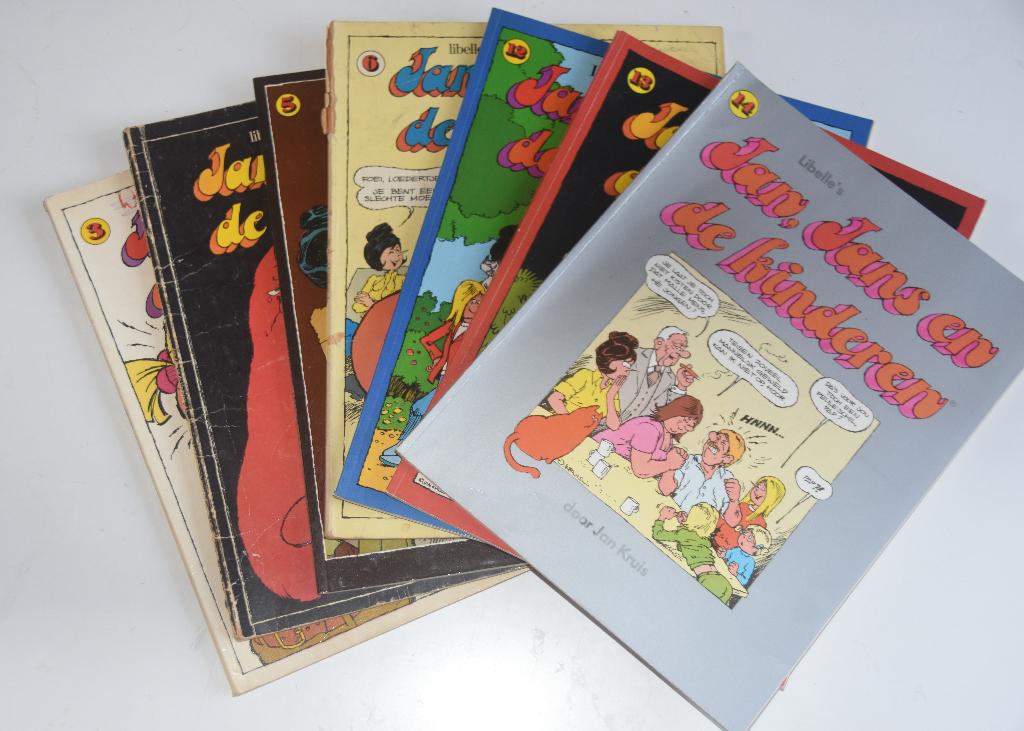 7 stuks Jan, Jans & de Kinderen stripboeken Jan Kruis, Boeken, Meerdere stripboeken, Ophalen of Verzenden, Gelezen