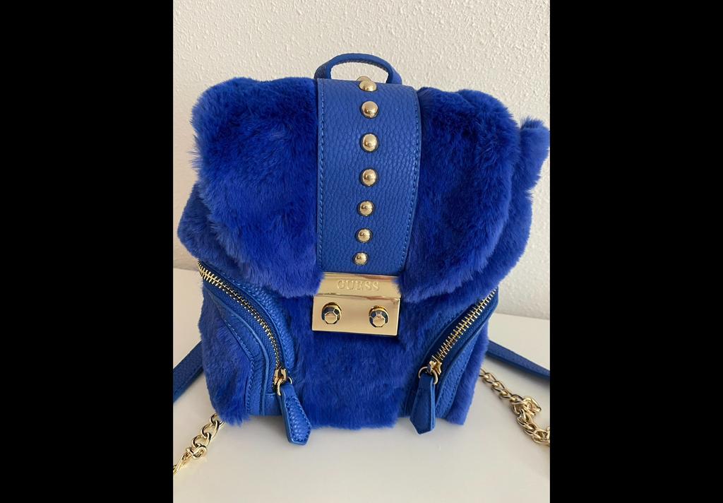 Guess fluffy tas nieuw, Ophalen of Verzenden, Nieuw, Zwart, Schoudertasje