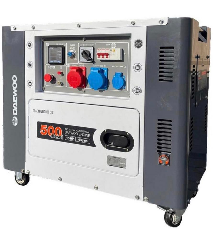 Diesel generator - Daewoo DDAE10500DSE-3G BEZORGEN MOGELIJ, Ophalen of Verzenden, Nieuw, Dieselolie