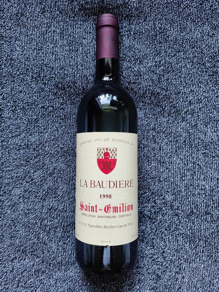 La Baudière (Saint-Émilion) – 1998, Ophalen, Frankrijk, Zo goed als nieuw, Rode wijn