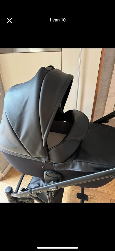 Anex e/type 3 in 1 kinderwagen zwart, Gebruikt, Met reiswieg, Ophalen, Kinderwagen